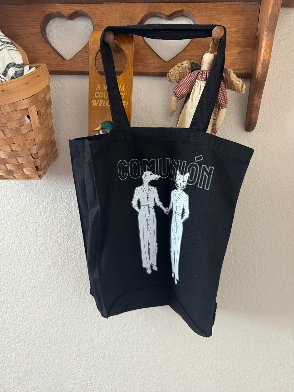 Bad Bunny - Cafe Comunión Puerto Rico Tote Bag - Coffee shop